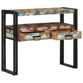 Mesas Auxiliares Multicolor 90x33x75 cm de Madera