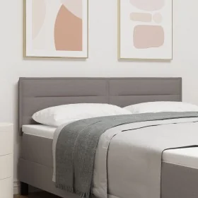 Cabecero Diseño Líneas Taupe 140 cm Tela von , Kopf- und Fußteile - Ref: Foro24-42007017, Preis: 70,29 €, Rabatt: %