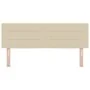 Cabecero diseño Lines Crema 140 cm tela von , Kopf- und Fußteile - Ref: Foro24-42007018, Preis: 70,29 €, Rabatt: -5%%