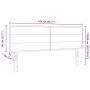 Cabecero diseño Lines Crema 140 cm tela von , Kopf- und Fußteile - Ref: Foro24-42007018, Preis: 70,29 €, Rabatt: -5%%
