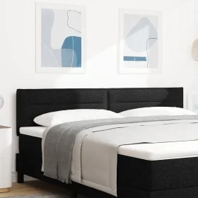 Cabezal de diseño Lines Negro 180 cm Tela von , Kopf- und Fußteile - Ref: Foro24-42007029, Preis: 79,84 €, Rabatt: -5%%
