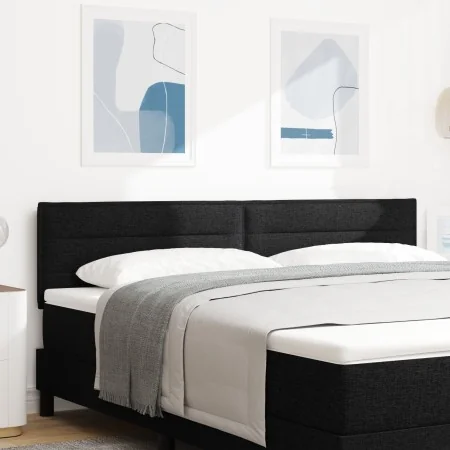 Cabezal de diseño Lines Negro 180 cm Tela de , Cabeceros y pies de cama - Ref: Foro24-42007029, Precio: 79,82 €, Descuento: %