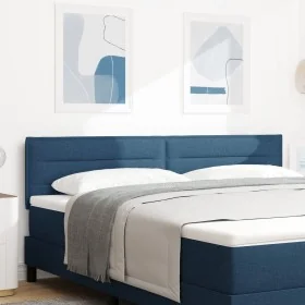 Cabecero diseño Lines azul 180 cm en tela