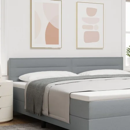 Cabecero Diseño de Líneas Gris Claro 200 cm Tela | Foro24.es | Tu tienda online para hogar, jardín y más Foro24.es