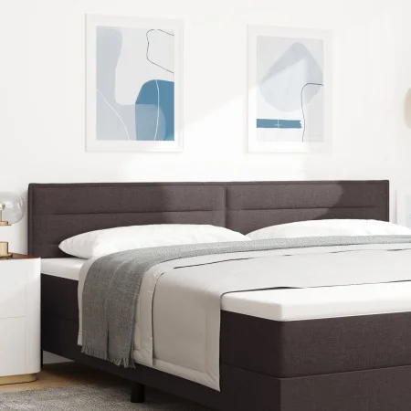 Cabecero diseño Lines marrón oscuro 200 cm tela | Foro24.es | Tu tienda online para hogar, jardín y más Foro24.es