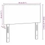 Cabecera Diseño Sencillo Gris Claro 90 cm Tela de Corduroy | Foro24.es | Tu tienda online para hogar, jardín y más Foro24.es