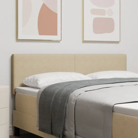 Cabecero Diseño Simple Verde Claro Gris 140 cm Tela de Terciopelo by , Headboards and footboards - Ref: Foro24-42007056, Pric...