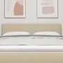 Cabecero Diseño Simple Verde Claro Gris 140 cm Tela de Terciopelo by , Headboards and footboards - Ref: Foro24-42007056, Pric...