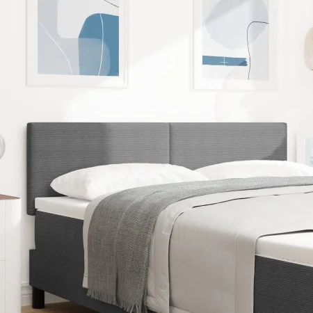 Cabecero Diseño Simple Gris Claro 160 cm Tela de Corduroy | Foro24.es | Tu tienda online para hogar, jardín y más Foro24.es