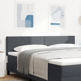 Cabecero Diseño Sencillo Gris Oscuro 180 cm Tela