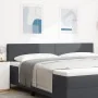 Cabezal Diseño Sencillo Gris Oscuro 200 cm Tela de Pana by , Headboards and footboards - Ref: Foro24-42007066, Price: 79,81 €...