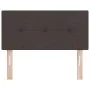 Cabecero Tufted con Botones Marrón Oscuro 80 cm de Tela | Foro24.es | Tu tienda online para hogar, jardín y más Foro24.es