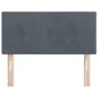 Cabecero Acolchado con Botones Gris Oscuro 90 cm de Terciopelo by , Headboards and footboards - Ref: Foro24-42007132, Price: ...