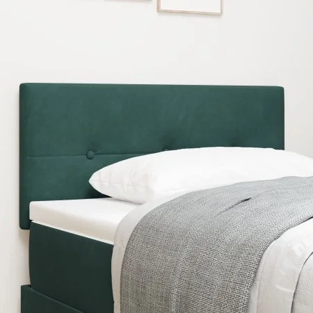 Cabecero Tufted con Botones Verde Oscuro 90 cm de Terciopelo | Foro24.es | Tu tienda online para hogar, jardín y más Foro24.es
