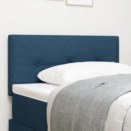 Cabecero Botonera Tapizado Azul 100 cm Tela | Foro24.es | Tu tienda online para hogar, jardín y más Foro24.es