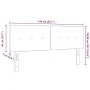 Cabecero de con botones tapizado en taupe de 140 cm de , Cabeceros y pies de cama - Ref: Foro24-42007154, Precio: 68,17 €, De...
