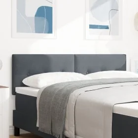 Comprar cabecera con botones acolchados gris