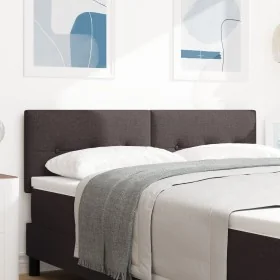 Comprar Cabecero tufted de botones marrón oscuro