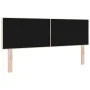 Cabecero de tapizado con botones crema de 160 cm en tela von , Kopf- und Fußteile - Ref: Foro24-42007168, Preis: 71,18 €, Rab...
