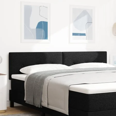 Cabecero Button Tufted Negro 180 cm Tela by , Headboards and footboards - Ref: Foro24-42007178, Price: 76,61 €, Discount: -5%%