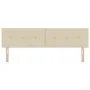 Cabecero Button Tufted Crema 180 cm Tela von , Kopf- und Fußteile - Ref: Foro24-42007181, Preis: 76,61 €, Rabatt: -5%%