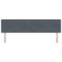 Cabecero Tapizado con Botones Gris Oscuro 180 cm Terciopelo von , Kopf- und Fußteile - Ref: Foro24-42007184, Preis: 76,56 €, ...