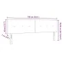 Cabecero con botones tapizado en terciopelo rosa de 180 cm | Foro24.es | Tu tienda online para hogar, jardín y más Foro24.es
