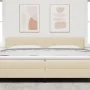 Cabecero Acolchado en Botones Crema 200 cm Tela | Foro24.es | Tu tienda online para hogar, jardín y más Foro24.es