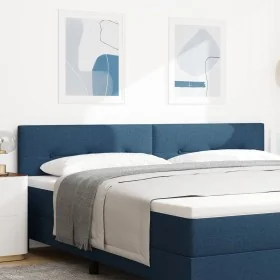 Cabecero Tufted Botones Azul 200 cm Tela de , Cabeceros y pies de cama - Ref: Foro24-42007195, Precio: 81,19 €, Descuento: -5%%