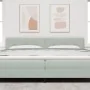 Cabecera VidaXL Acolchada Gris Claro de 200 cm en Terciopelo von , Kopf- und Fußteile - Ref: Foro24-42007196, Preis: 80,63 €,...