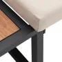 Sofá de jardín de 2 plazas con cojines taupe | Foro24.es | Tu tienda online para hogar, jardín y más Foro24.es