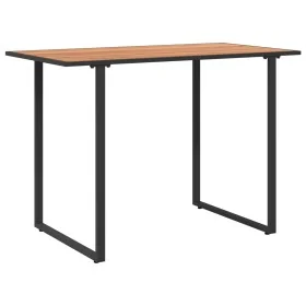 Mesa de Jardín Marrón 100x55x70 cm DPC y Acero von , Gartentische - Ref: Foro24-42007552, Preis: 84,31 €, Rabatt: -5%%