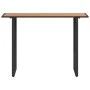 Mesa de Jardín Marrón 100x55x70 cm DPC y Acero de , Mesas de jardín - Ref: Foro24-42007552, Precio: 84,22 €, Descuento: %