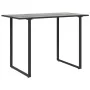Mesa de Jardín Gris 100x55x70 cm DPC y Acero de , Mesas de jardín - Ref: Foro24-42007553, Precio: 85,72 €, Descuento: -5%%