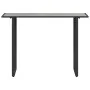 Mesa de Jardín Gris 100x55x70 cm DPC y Acero de , Mesas de jardín - Ref: Foro24-42007553, Precio: 85,72 €, Descuento: -5%%