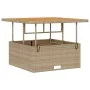 Conjunto de Comedor de Jardín de 3 Piezas con Cojines Beige de Ratán Polímero y Acacia | Foro24.es | Tu tienda online para hogar, jardín y más Foro24.es