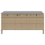 Conjunto de Comedor de Jardín de 3 Piezas con Cojines Beige de Ratán Polímero y Acacia | Foro24.es | Tu tienda online para hogar, jardín y más Foro24.es