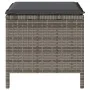 Conjunto de Comedor de Jardín de 3 Piezas con Cojines Gris en Poliratán y Acacia | Foro24.es | Tu tienda online para hogar, jardín y más Foro24.es