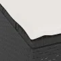 Conjunto de Comedor de Jardín de 4 Piezas con Cojines Negros de Poliratán y Acacia | Foro24.es | Tu tienda online para hogar, jardín y más Foro24.es