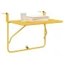 Mesa Colgante para Balcón VidaXL Plegable Mostaza 60x40 cm Acero by , Garden tables - Ref: Foro24-42008073, Price: 48,65 €, D...