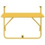 Mesa Colgante para Balcón VidaXL Plegable Mostaza 60x40 cm Acero by , Garden tables - Ref: Foro24-42008073, Price: 48,65 €, D...