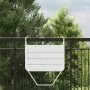 Mesa de Balcón Colgante Plegable Blanca 60x40 cm Acero by , Garden tables - Ref: Foro24-42008074, Price: 48,40 €, Discount: -5%%