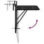 Mesa de balcón colgante plegable negra de 60x40 cm en acero | Foro24.es | Tu tienda online para hogar, jardín y más Foro24.es