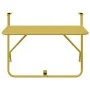 Mesa Plegable Colgante de Balcón - Dorada, 60x40 cm, Acero de , Mesas de jardín - Ref: Foro24-42008076, Precio: 48,40 €, Desc...