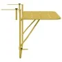 Mesa Plegable Colgante de Balcón - Dorada, 60x40 cm, Acero de , Mesas de jardín - Ref: Foro24-42008076, Precio: 48,40 €, Desc...