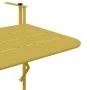 Mesa Plegable Colgante de Balcón - Dorada, 60x40 cm, Acero de , Mesas de jardín - Ref: Foro24-42008076, Precio: 48,40 €, Desc...