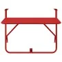 Mesa de balcón plegable roja 60x40 cm de acero by , Garden tables - Ref: Foro24-42008078, Price: 48,65 €, Discount: %
