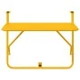 Mesa Colgante Plegable Amarilla de Acero 60x40 cm by , Garden tables - Ref: Foro24-42008079, Price: 48,40 €, Discount: -5%%