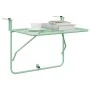 Mesa Colgante Plegable de Balcón - Verde Menta, 60x40 cm, Acero by , Garden tables - Ref: Foro24-42008080, Price: 45,64 €, Di...