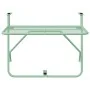 Mesa Colgante Plegable de Balcón - Verde Menta, 60x40 cm, Acero by , Garden tables - Ref: Foro24-42008080, Price: 45,64 €, Di...
